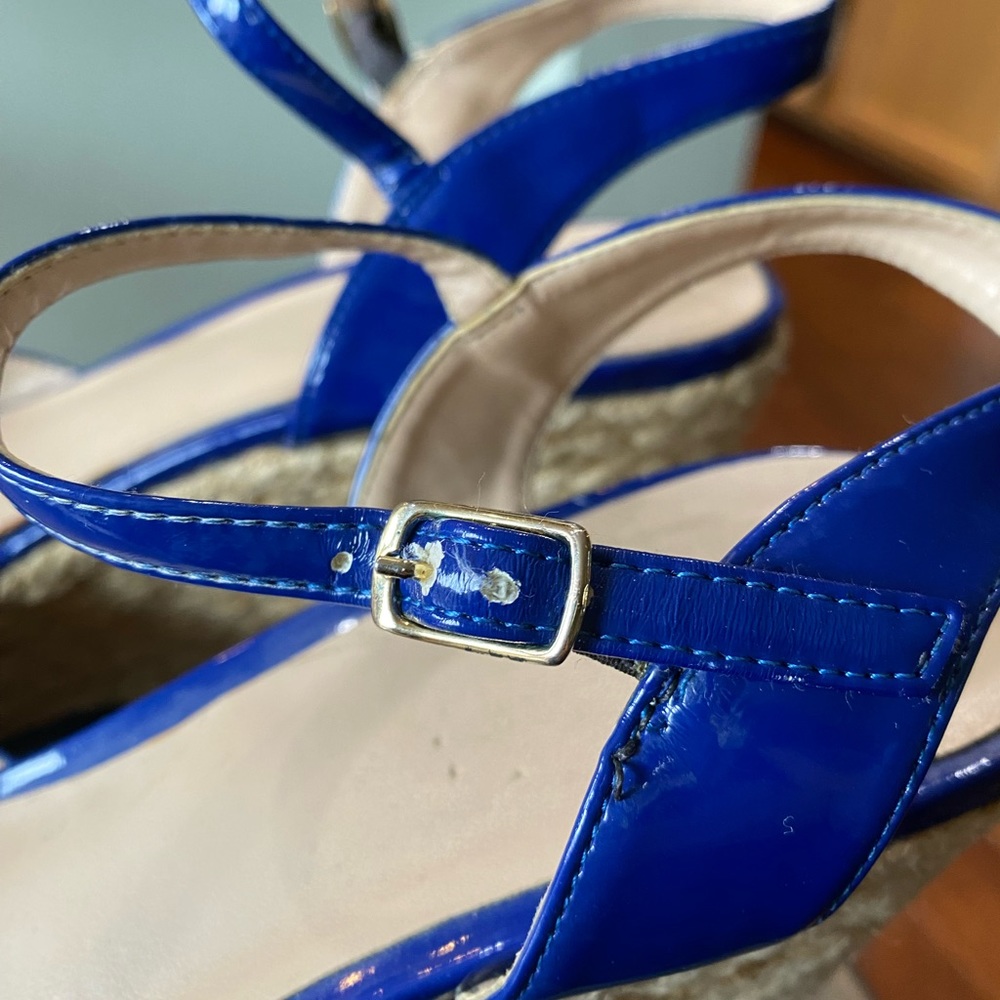 Blue Platform Sandals - Picture 6 of 7